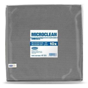 Utěrka "MicroCLEAN", šedá, univerzální, 10 ks, 32 x 32 cm, BONUS B192