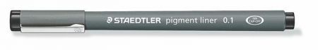 Liner "Pigment Liner", černá, 0,1 mm, STAEDTLER