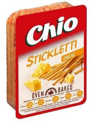 Tyčinky, solené, 80 g, CHIO "Sticletti", sýrové