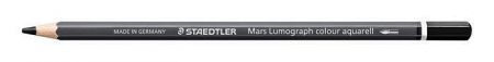 Akvarelová pastelka "Mars Lumograph 104", černá, šestihranná, STAEDTLER 104-9