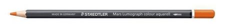 Akvarelová pastelka "Mars Lumograph 104", oranžová, šestihranná, STAEDTLER 104-4
