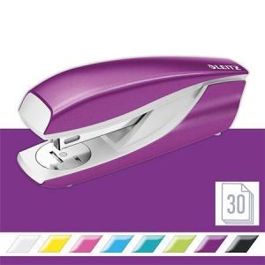 Sešívačka "Nexxt Wow 5502", metalická fialová, 24/6, 26/6, 30 listů, LEITZ