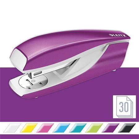 Sešívačka "Nexxt Wow 5502", metalická fialová, 24/6, 26/6, 30 listů, LEITZ