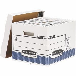 Archivační kontejner "BANKERS BOX® SYSTEM", modrá, FELLOWES