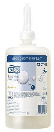 Tekuté mýdlo, TORK "Premium Soap Liquid Extra Mild", neparfémované