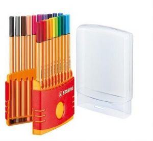 Liner "Point 88 ColorParade", 20 barev, 0,4mm, STABILO