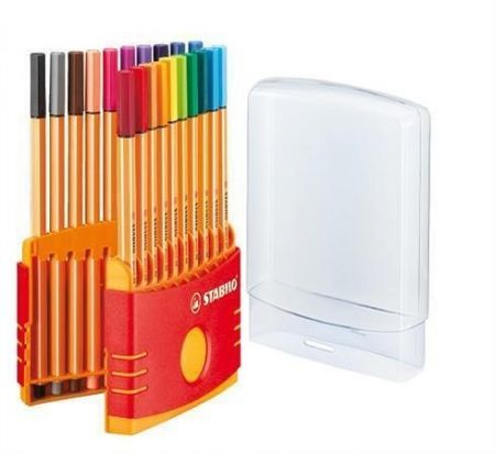 Liner "Point 88 ColorParade", 20 barev, 0,4mm, STABILO