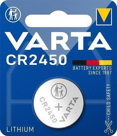 Baterie knoflíková, CR2450, 1 ks, VARTA "Professional"