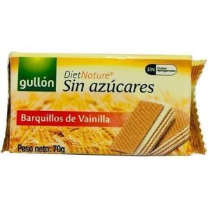Oplatky, vanilková, bez cukru, 70 g, GULLÓN