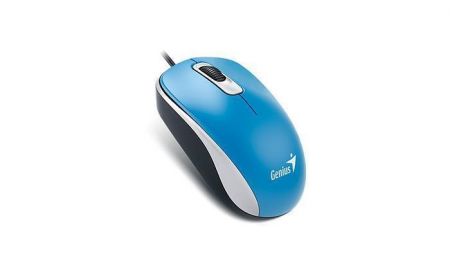 Myš "DX-120", modrá, drátová, optická, USB, GENIUS