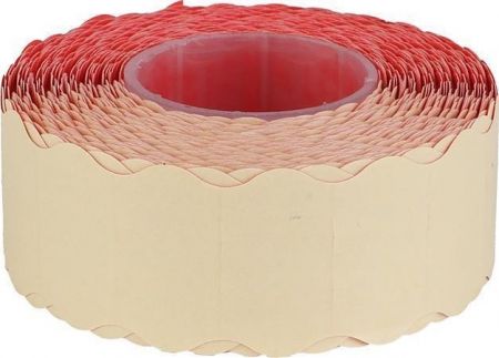 Cenové etikety, 22x12 mm, červené