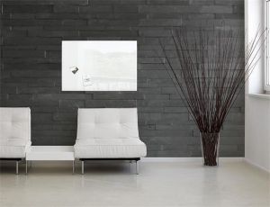 Magnetická skleněná tabule "Artverum® ", bílá, 100x65cm, SIGEL