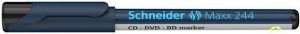 Permanentní popisovač na CD/DVD "Maxx 244", černá, 0,7mm, SCHNEIDER