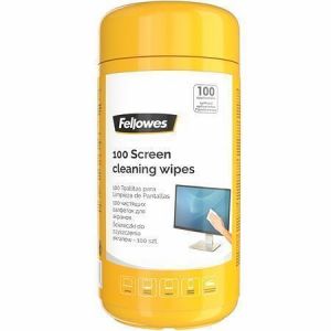 Čistící ubrousky na obrazovky, 100ks, FELLOWES