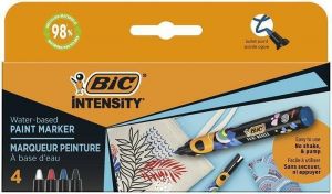 Akrylový popisovač, 4 různé barvy, sada, 1,5-2,3 mm, BIC 527423