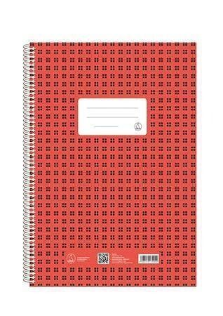Spirálový sešit "Novum", čtverečkovaný, A4, 80 listů, FŰZFŐI