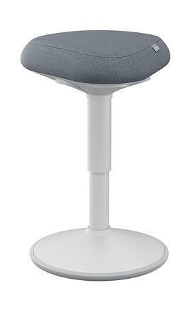 Balanční stolička k sezení "Ergo Active", světle šedá, sklopná, ergonomická, LEITZ 6544008