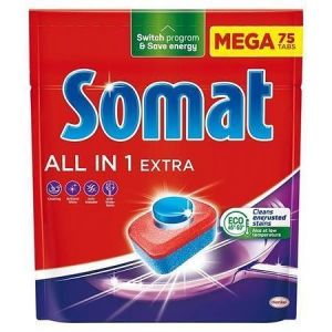 Tablety do myčky "All in 1 Extra", 75 ks, SOMAT 31050088