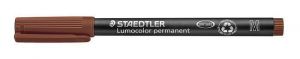Permanentní popisovač "Lumocolor 317 M", hnědá, 1 mm, OHP, STAEDTLER