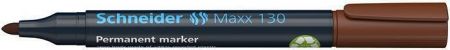 Permanentní popisovač "Maxx 130", hnědá, 1-3mm, kuželový hrot, SCHNEIDER