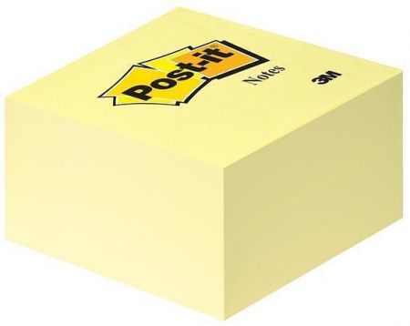 Samolepicí bloček, žlutá, 76x76 mm, 450 listů, 3M POSTIT