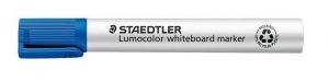 Popisovač na bílou tabuli "Lumocolor 351 B", modrá, klínový hrot, STAEDTLER