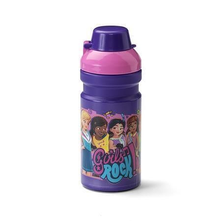 Láhev "Friends", fialovo-růžová, 390 ml, LEGO 40561734