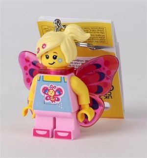 Klíčenka s LED osvětlením "Butterfly Girl", LEGO LGL-KE171H