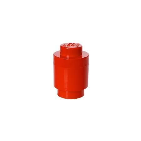 Úložný box ve tvaru kulaté kostky, červená, LEGO 40301730