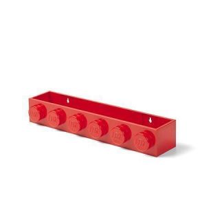 Polička "Brick 6", červená, LEGO 41121730
