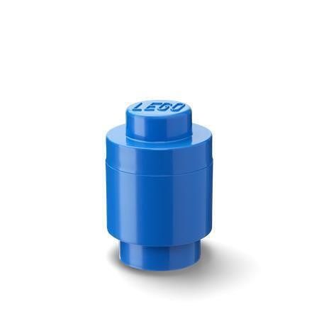 Úložný box ve tvaru kulaté kostky, modrá, LEGO 40301731