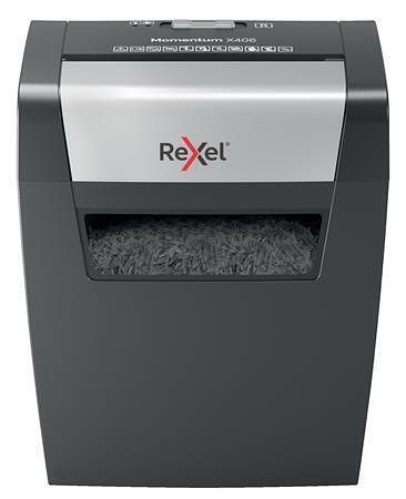 Skartovačka "Momentum X406", 6 listů, konfety, REXEL
