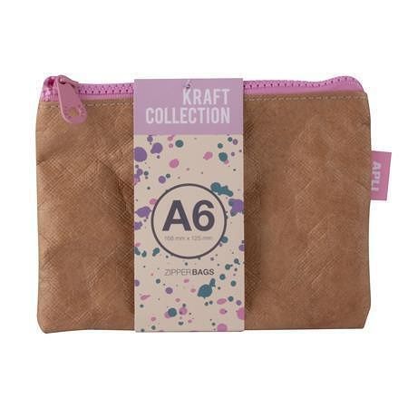 Pouzdro na drobnosti "Kraft", různé barvy, A6, APLI 19155