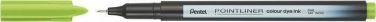 Liner "Pointliner", jablkově zelená, 0,4 mm, PENTEL S40-K