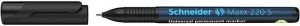 Permanentní popisovač "Maxx 220 S", černá, 0,4mm, OHP, SCHNEIDER