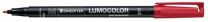 Permanentní popisovač "Lumocolor 317 M", červená, 1 mm, OHP, STAEDTLER
