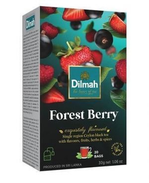 Černý čaj, lesní ovoce, 20x 1,5 g, DILMAH DIGR1032
