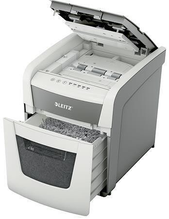 Skartovačka "IQ AutoFeed SmalOffice 50 P4 Pro", 50 listů, křížový řez, LEITZ, 80350000