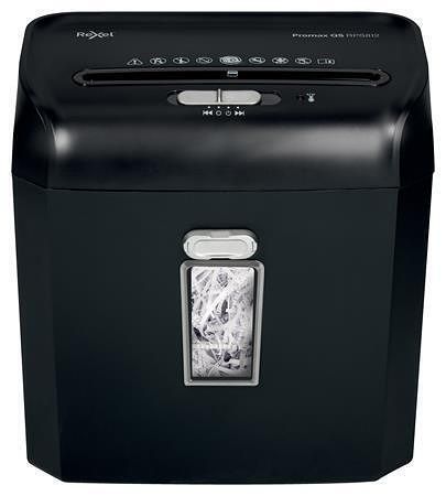 Skartovací stroj "ProMax QS PRS812", 8 listů, proužkový řez, REXEL 2104580EU