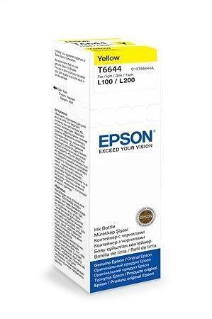 Inkoustová cart. pro tiskárny "L100, 200mfp", EPSON Žlutá, 70ml