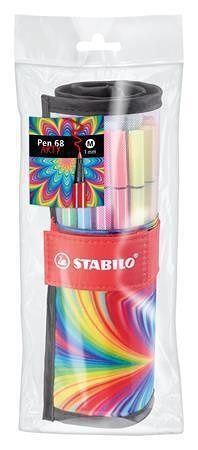 Fixy "Pen 68 ARTY", 25 různých barev, 1 mm, STABILO 6825-071-20