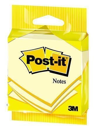 Samolepicí bloček "Super Sticky", žlutá, 76x76 mm, 100 listů, 3M POSTIT