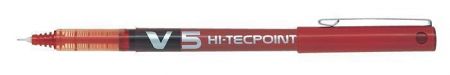 Roller s tekutým inkoustem "Hi-Tecpoint V5", červená, 0,3 mm, PILOT