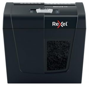 Skartovací stroj "Secure X6", křížový řez, 6 listů, REXEL