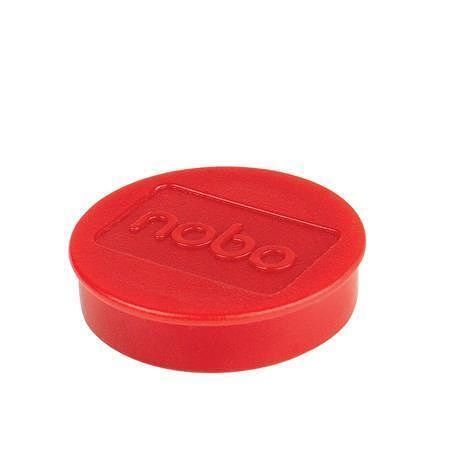 Magnety, červená, 38 mm, 10 ks NOBO