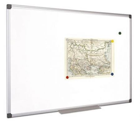 Bílá magnetická tabule, 60x90cm, hliníkový rám, VICTORIA