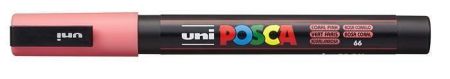 Dekorační popisovač "Posca PC-3M", korálová, 0,9-1,3 mm, UNI