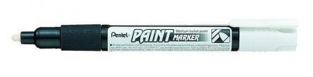 Popisovač "MMP20", bílá, 2 mm, kuželový hrot, PENTEL MMP20-WO
