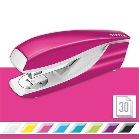 Sešívačka "Nexxt Wow 5502", metalická růžová, 24/6, 26/6, 30 listů, LEITZ