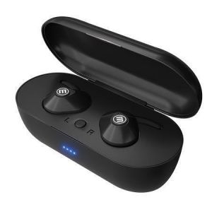 Sluchátka s mikrofonem "Mini Duo", černá, bezdrátová, Bluetooth 5.0, MAXELL